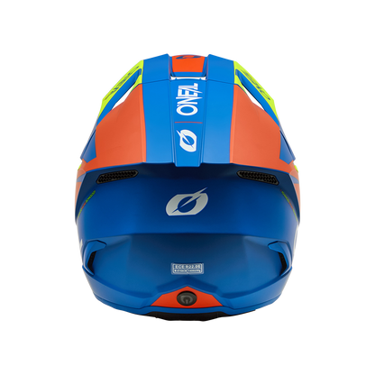 Мотокрос каска O'NEAL 3SERIES SOLID BLUE/NEON V.26