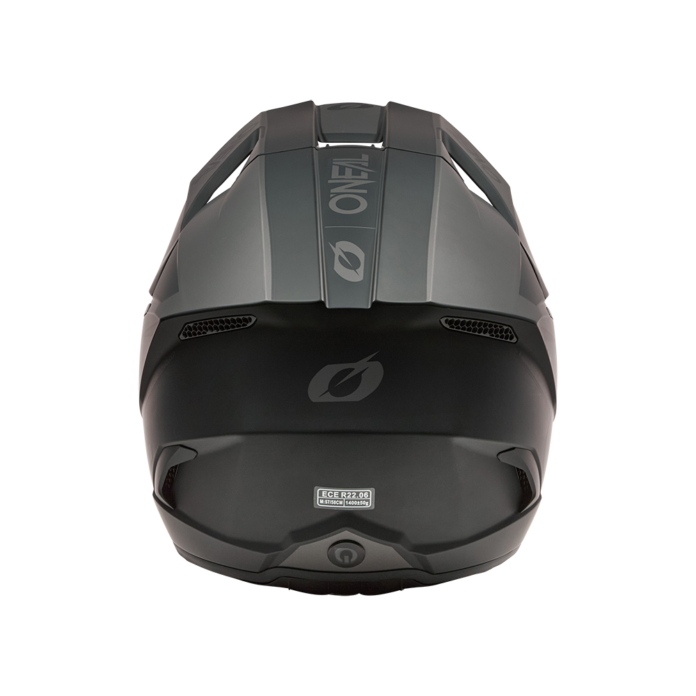 Мотокрос каска O'NEAL 3SERIES SOLID BLACK/GRAY V.26