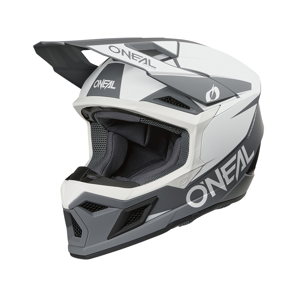 Мотокрос каска O'NEAL 3SERIES SOLID WHITE/BLACK V.26
