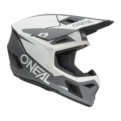 Мотокрос каска O'NEAL 3SERIES SOLID WHITE/BLACK V.26