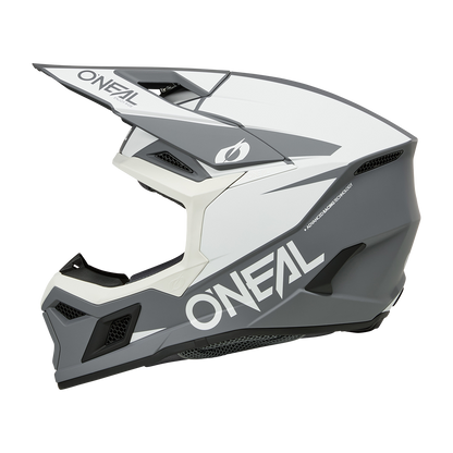 Мотокрос каска O'NEAL 3SERIES SOLID WHITE/BLACK V.26