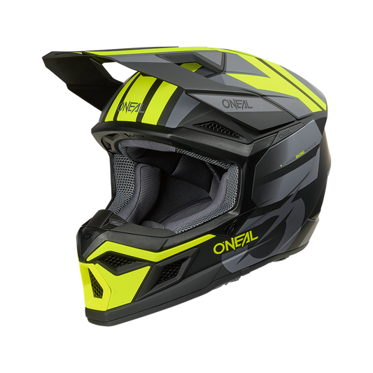 Мотокрос каска O'NEAL 3SERIES RIDE BLACK/GRAY/NEON YELLOW V.26