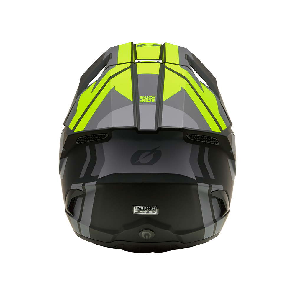 Мотокрос каска O'NEAL 3SERIES RIDE BLACK/GRAY/NEON YELLOW V.26