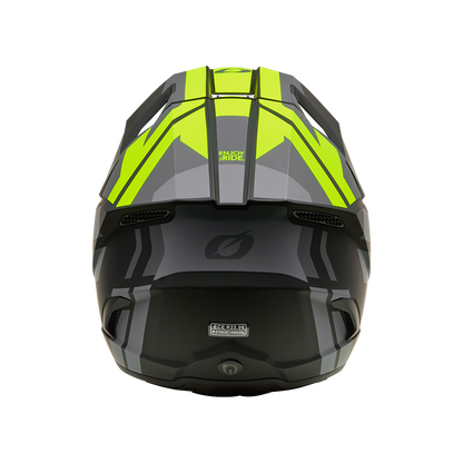 Мотокрос каска O'NEAL 3SERIES RIDE BLACK/GRAY/NEON YELLOW V.26