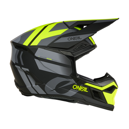 Мотокрос каска O'NEAL 3SERIES RIDE BLACK/GRAY/NEON YELLOW V.26