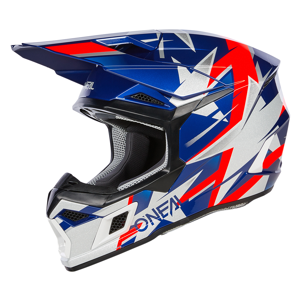 Мотокрос каска O'NEAL 3SERIES RIDE BLUE/WHITE/RED V.24
