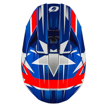 Мотокрос каска O'NEAL 3SERIES RIDE BLUE/WHITE/RED V.24