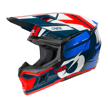 Мотокрос каска O'NEAL 3SERIES RIDE BLUE/WHITE/RED V.26