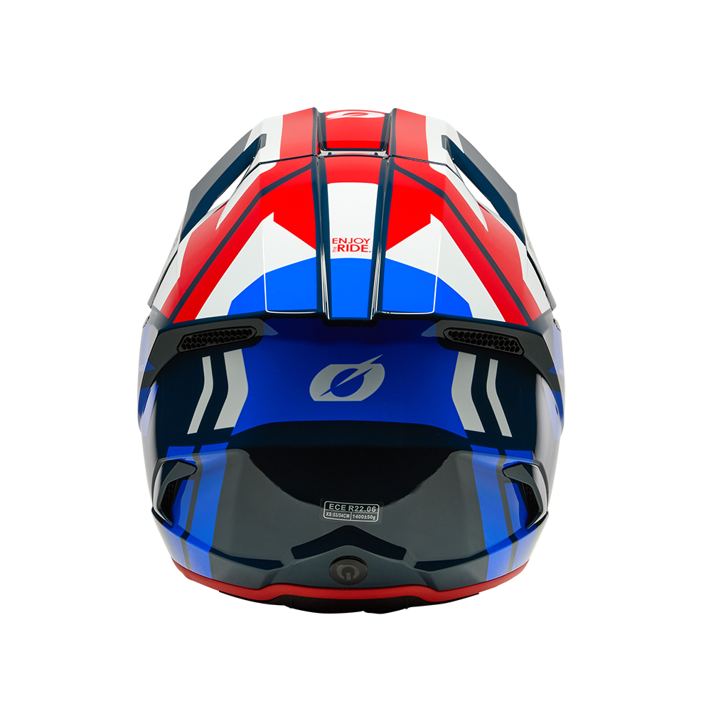 Мотокрос каска O'NEAL 3SERIES RIDE BLUE/WHITE/RED V.26