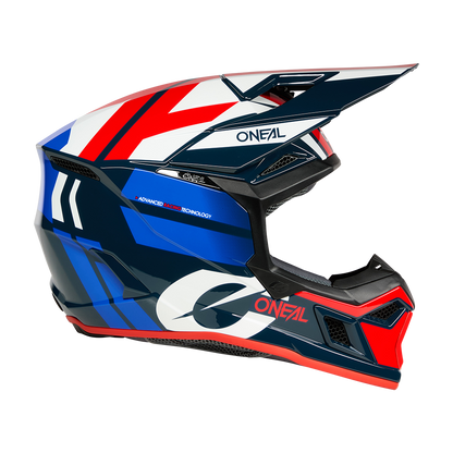 Мотокрос каска O'NEAL 3SERIES RIDE BLUE/WHITE/RED V.26