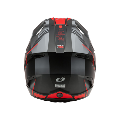 Мотокрос каска O'NEAL 3SERIES HAZE BLACK/GRAY/RED V.26