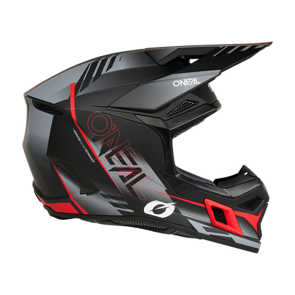 Мотокрос каска O'NEAL 3SERIES HAZE BLACK/GRAY/RED V.26
