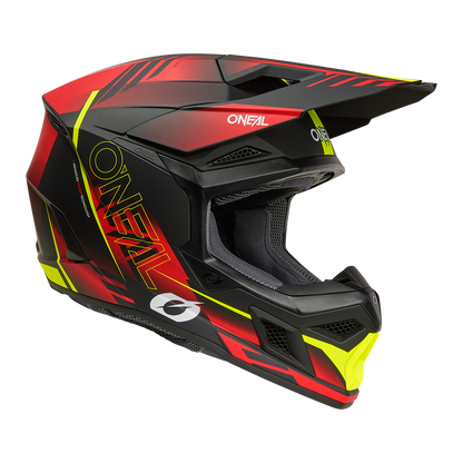 Мотокрос каска O'NEAL 3SERIES HAZE BLACK/RED/NEON YELLOW V.26
