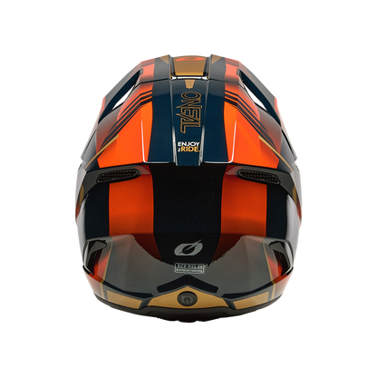 Мотокрос каска O'NEAL 3SERIES HAZE BLUE/ORANGE/GOLD V.26