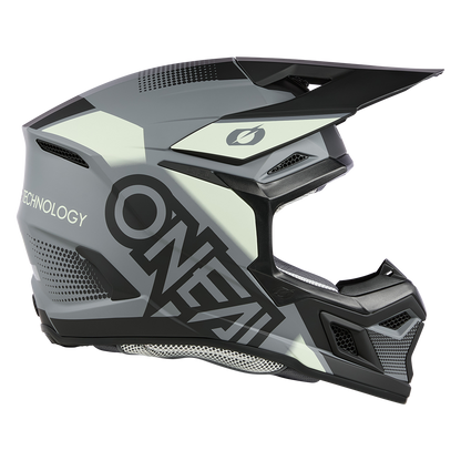 Мотокрос каска O'NEAL 3SERIES VISION BLACK/GRAY V.24