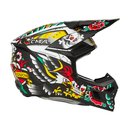 Мотокрос каска O'NEAL 3SERIES INKED MULTI