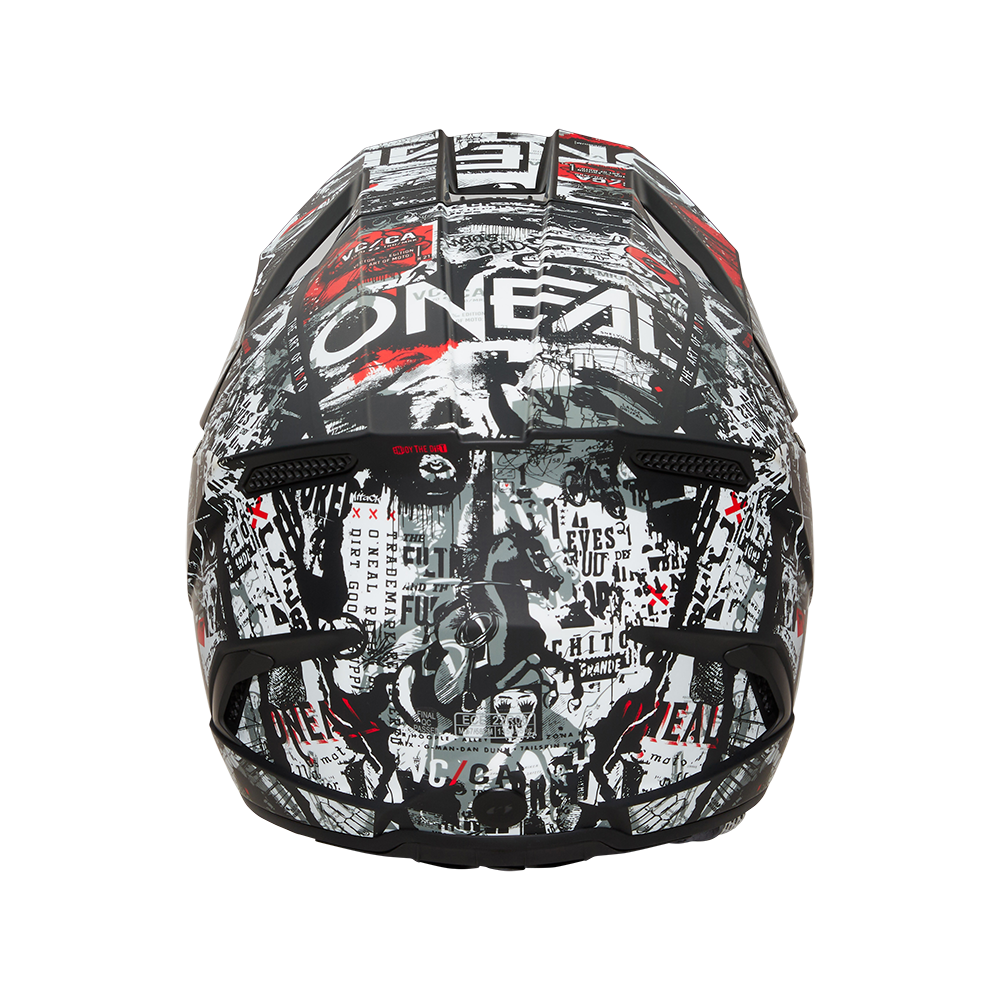 Мотокрос каска O'NEAL 3SERIES ATTACK BLACK/WHITE V.25