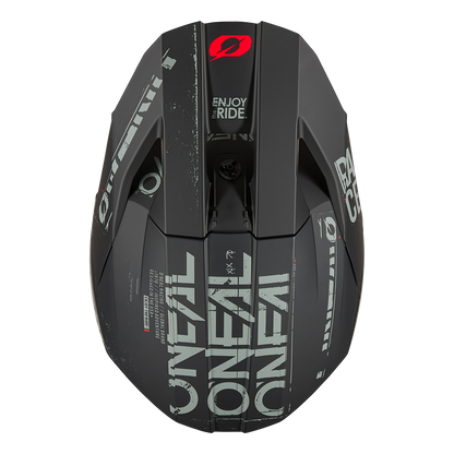 Мотокрос каска O'NEAL 3SERIES STATIC BLACK/GRAY V.25
