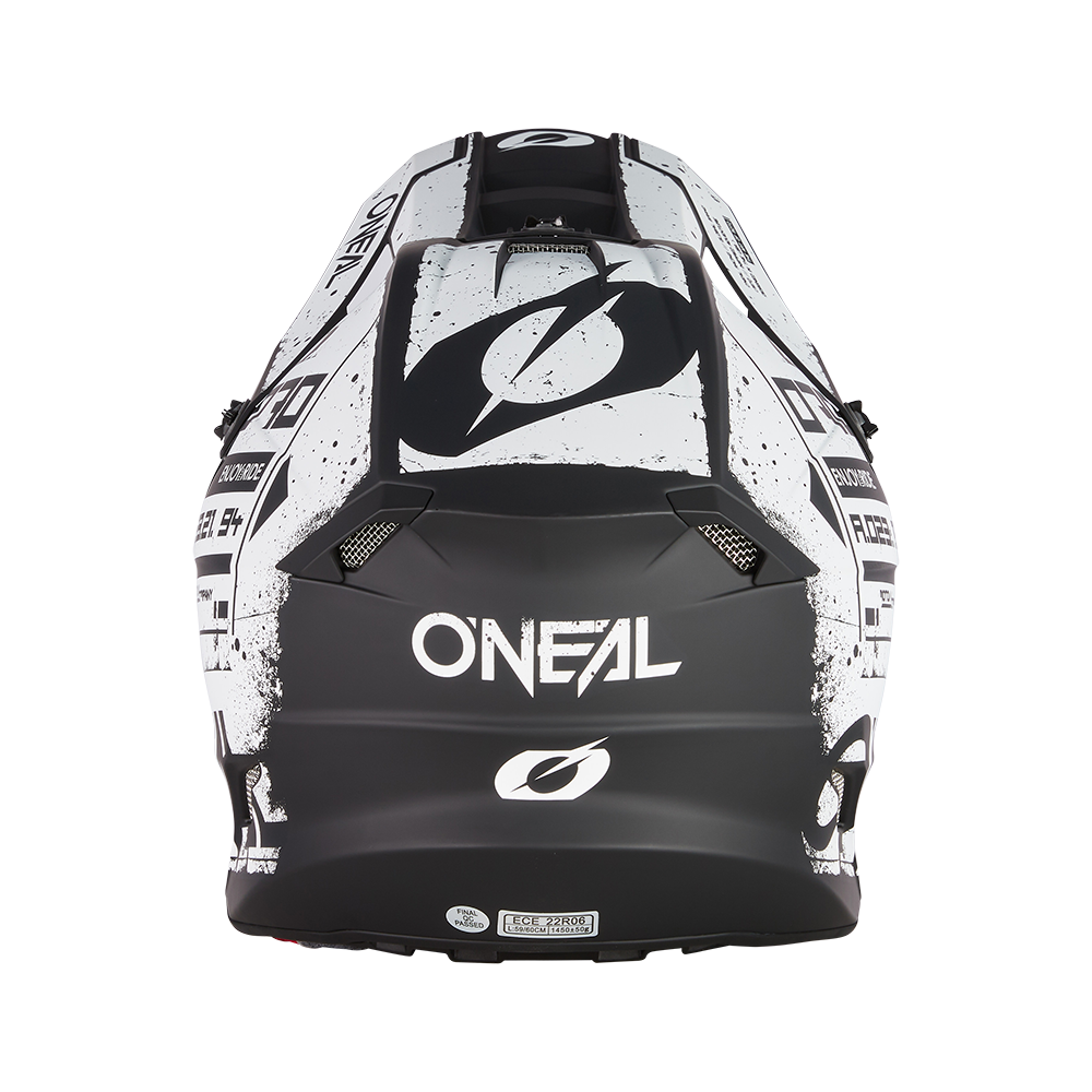Мотокрос каска O'NEAL 5SERIES SCARZ BLACK/WHITE V.24