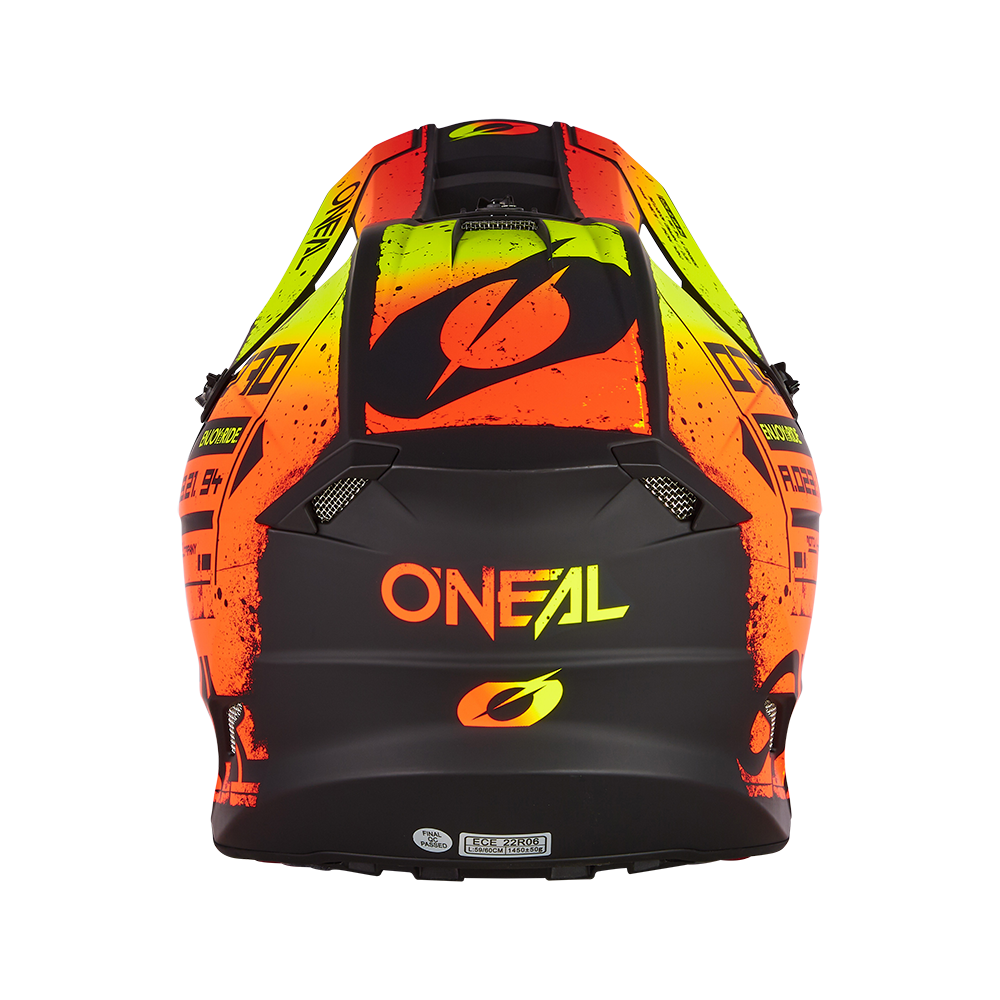 Мотокрос каска O'NEAL 5SERIES SCARZ BLACK/RED/YELLOW V.24