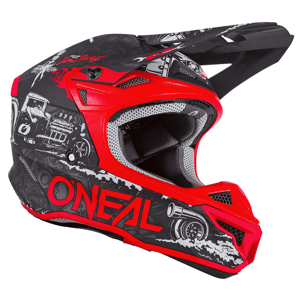 Мотокрос каска O'NEAL 5SERIES HR BLACK/RED