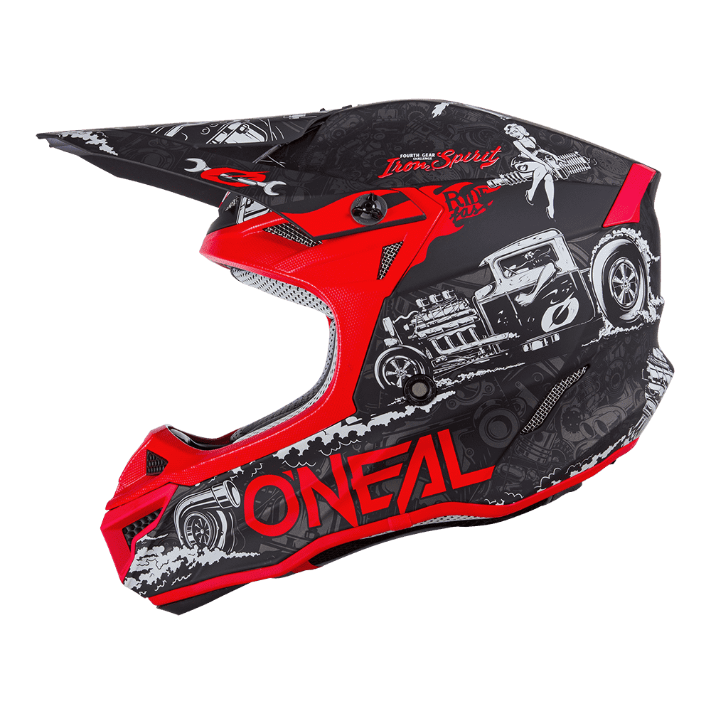Мотокрос каска O'NEAL 5SERIES HR BLACK/RED