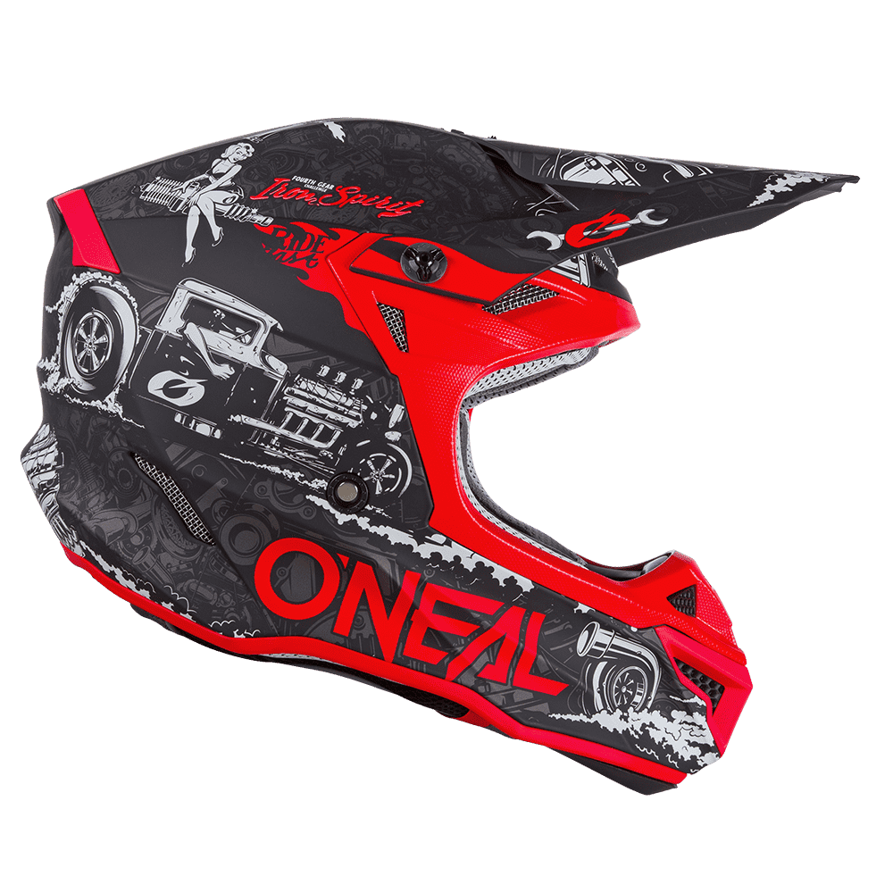 Мотокрос каска O'NEAL 5SERIES HR BLACK/RED