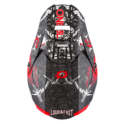 Мотокрос каска O'NEAL 5SERIES HR BLACK/RED