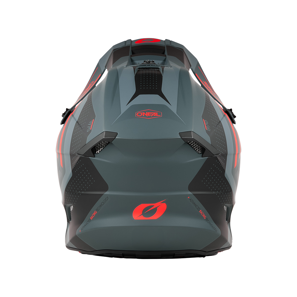 Мотокрос каска 5SERIES POLYACRYLITE SPIKE GRAY/RED V.25