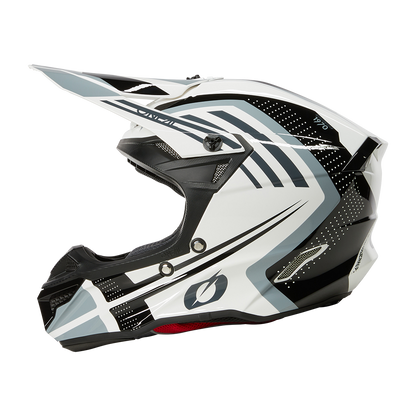 Мотокрос каска 5SERIES POLYACRYLITE SPIKE WHITE/BLACK V.25