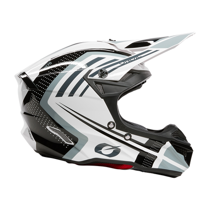 Мотокрос каска 5SERIES POLYACRYLITE SPIKE WHITE/BLACK V.25