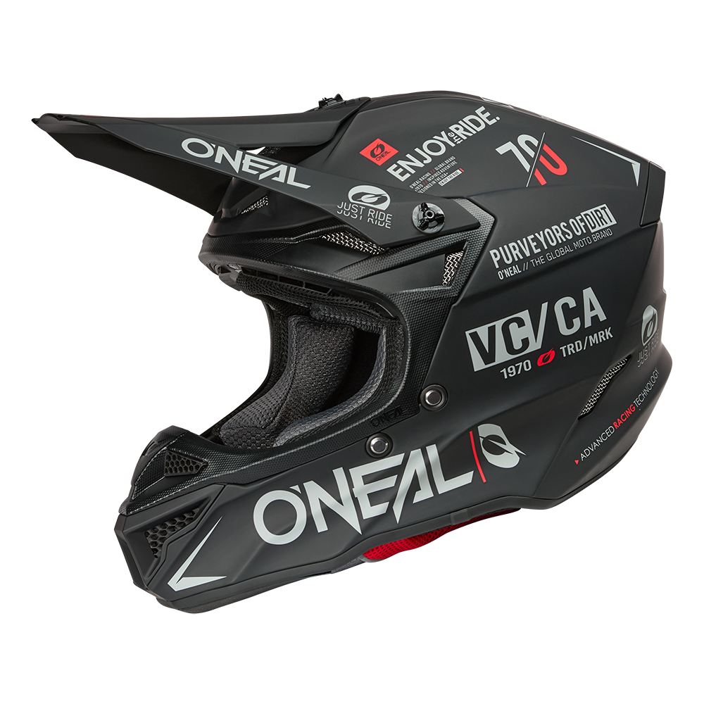 Мотокрос каска 5SERIES POLYACRYLITE BRAND BLACK/GRAY V.26