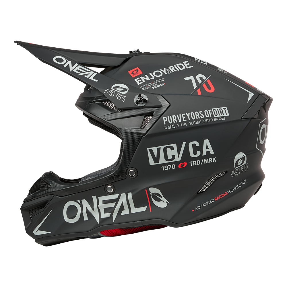 Мотокрос каска 5SERIES POLYACRYLITE BRAND BLACK/GRAY V.26