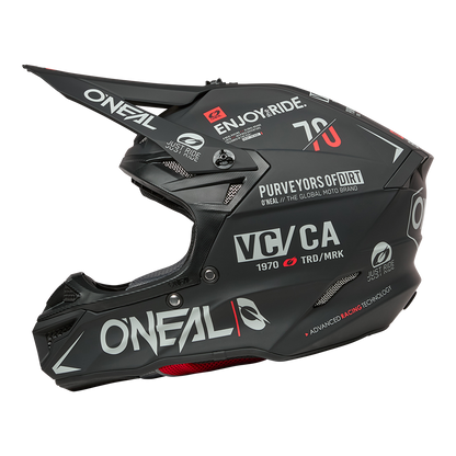 Мотокрос каска 5SERIES POLYACRYLITE BRAND BLACK/GRAY V.26