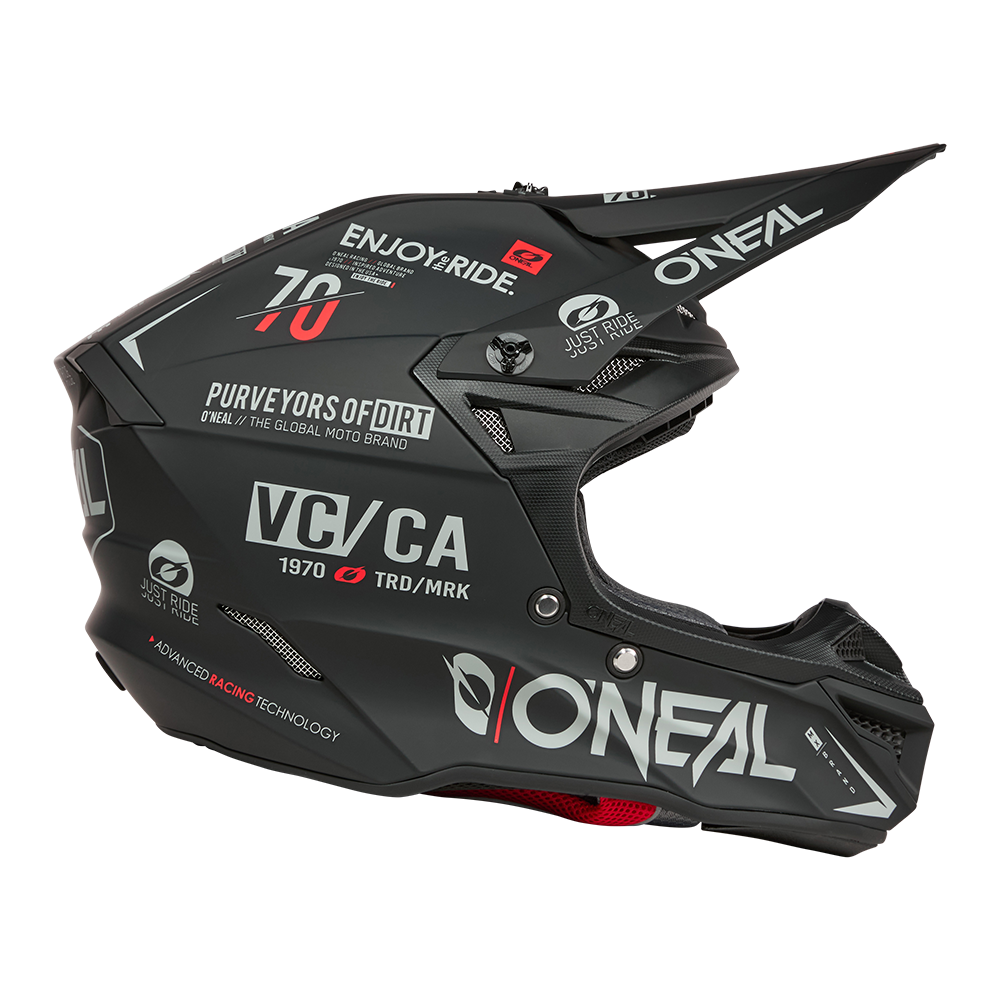 Мотокрос каска 5SERIES POLYACRYLITE BRAND BLACK/GRAY V.26