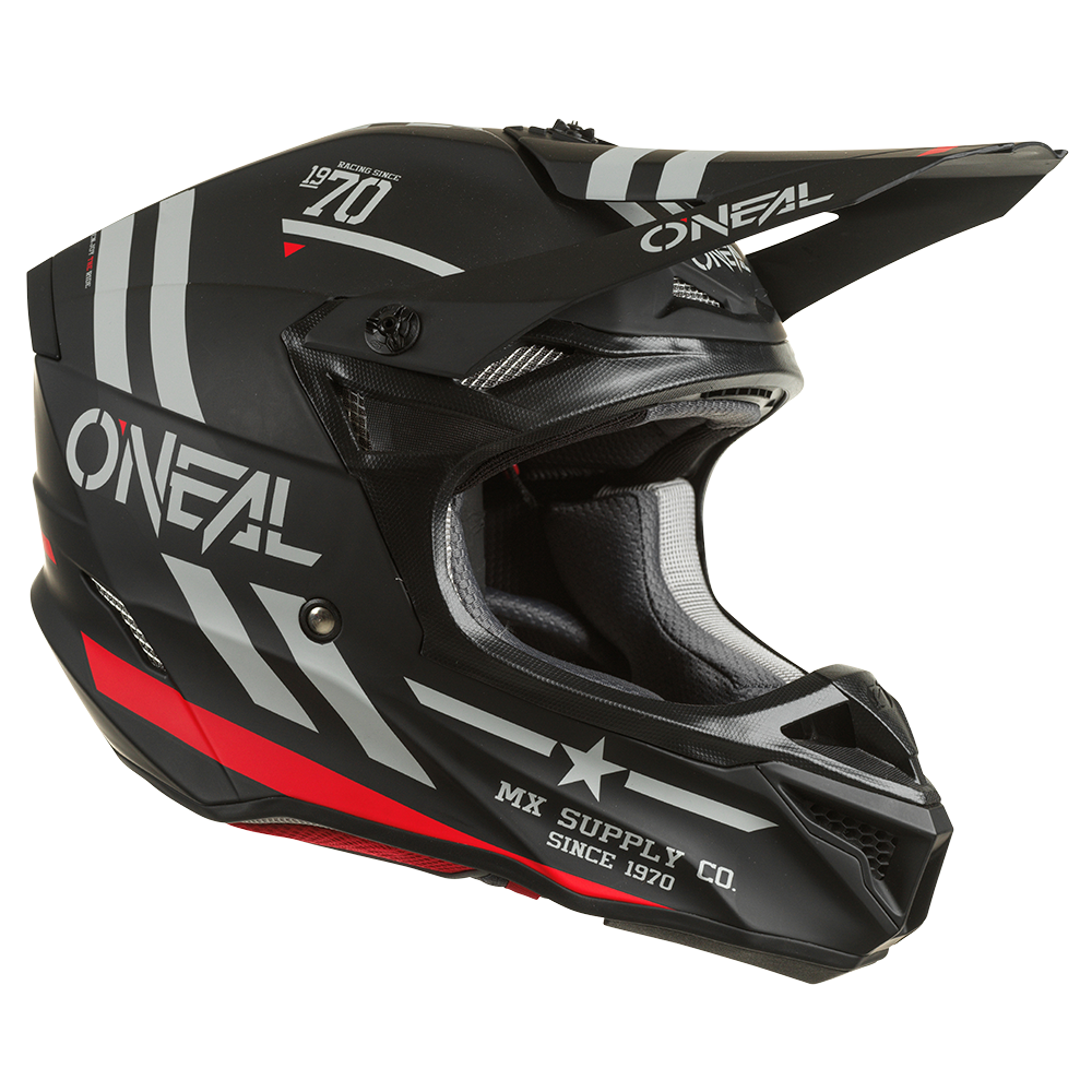 Мотокрос каска 5SERIES POLYACRYLITE SQUADRON V.22 BLACK/GRAY