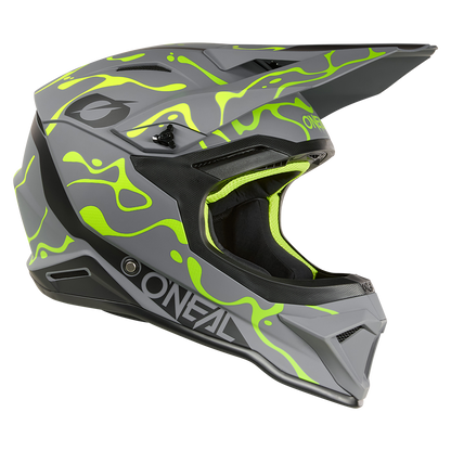 Каска O'NEAL 1SERIES SPLASH GRAY/NEON YELLOW V.26