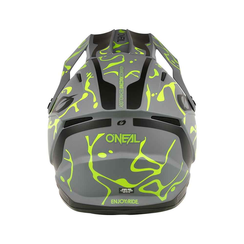 Каска O'NEAL 1SERIES SPLASH GRAY/NEON YELLOW V.26