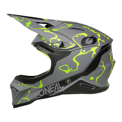 Каска O'NEAL 1SERIES SPLASH GRAY/NEON YELLOW V.26