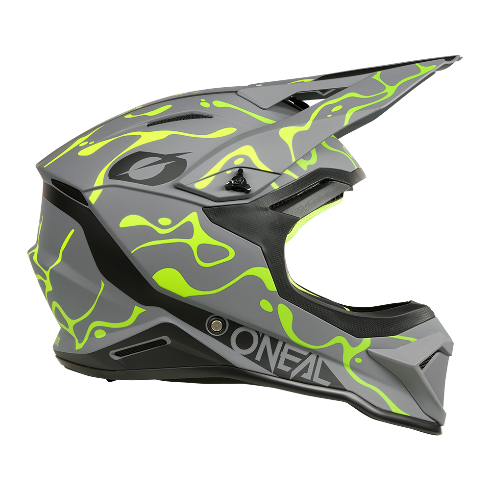 Каска O'NEAL 1SERIES SPLASH GRAY/NEON YELLOW V.26