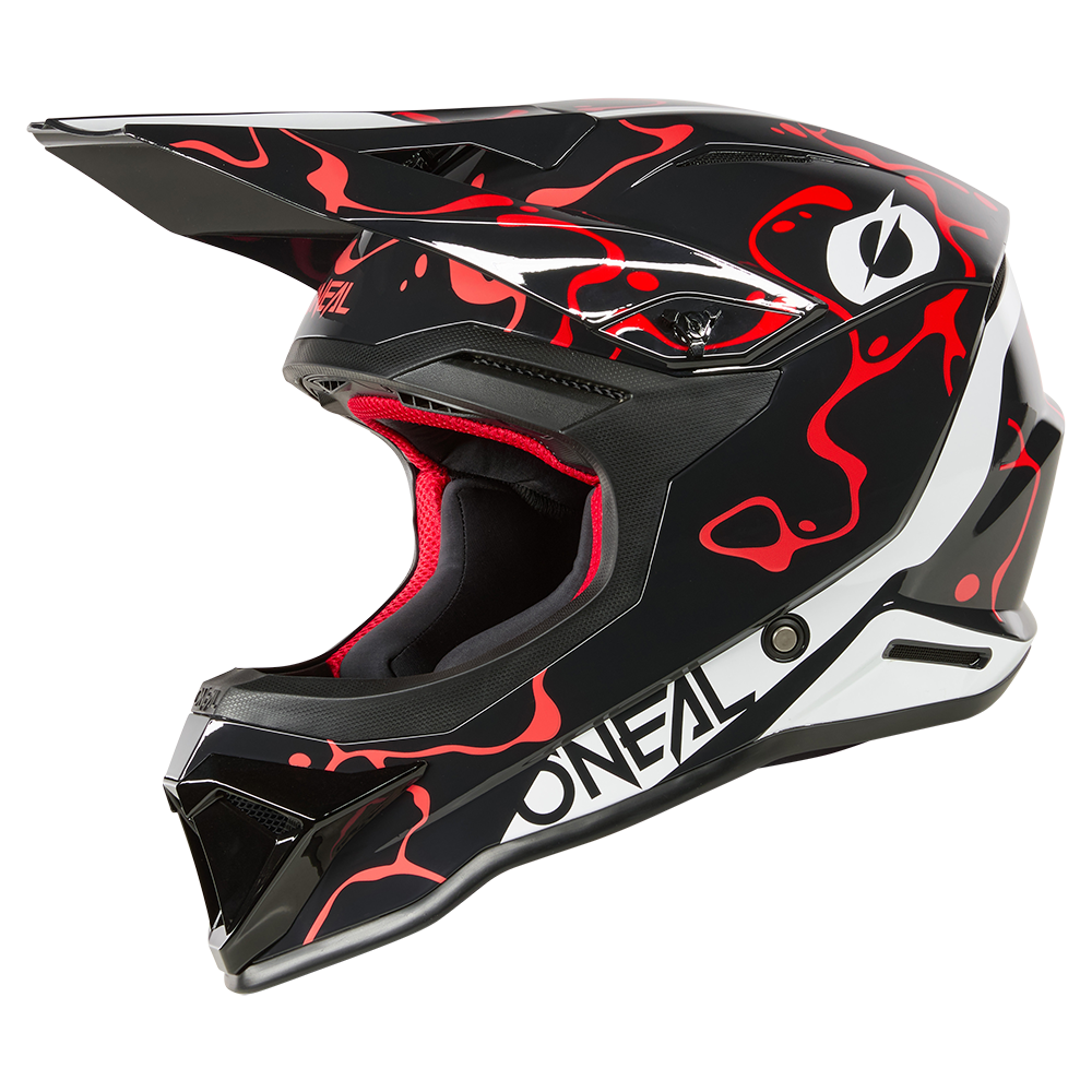Каска O'NEAL 1SERIES SPLASH BLACK/RED V.26