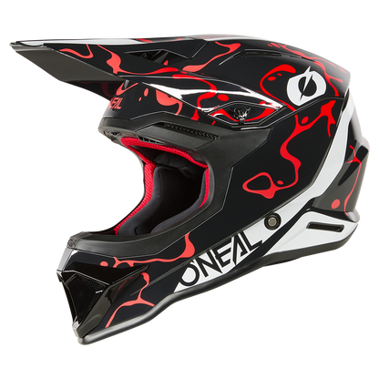 Каска O'NEAL 1SERIES SPLASH BLACK/RED V.26