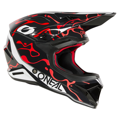 Каска O'NEAL 1SERIES SPLASH BLACK/RED V.26