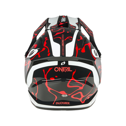 Каска O'NEAL 1SERIES SPLASH BLACK/RED V.26