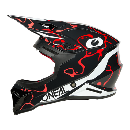 Каска O'NEAL 1SERIES SPLASH BLACK/RED V.26