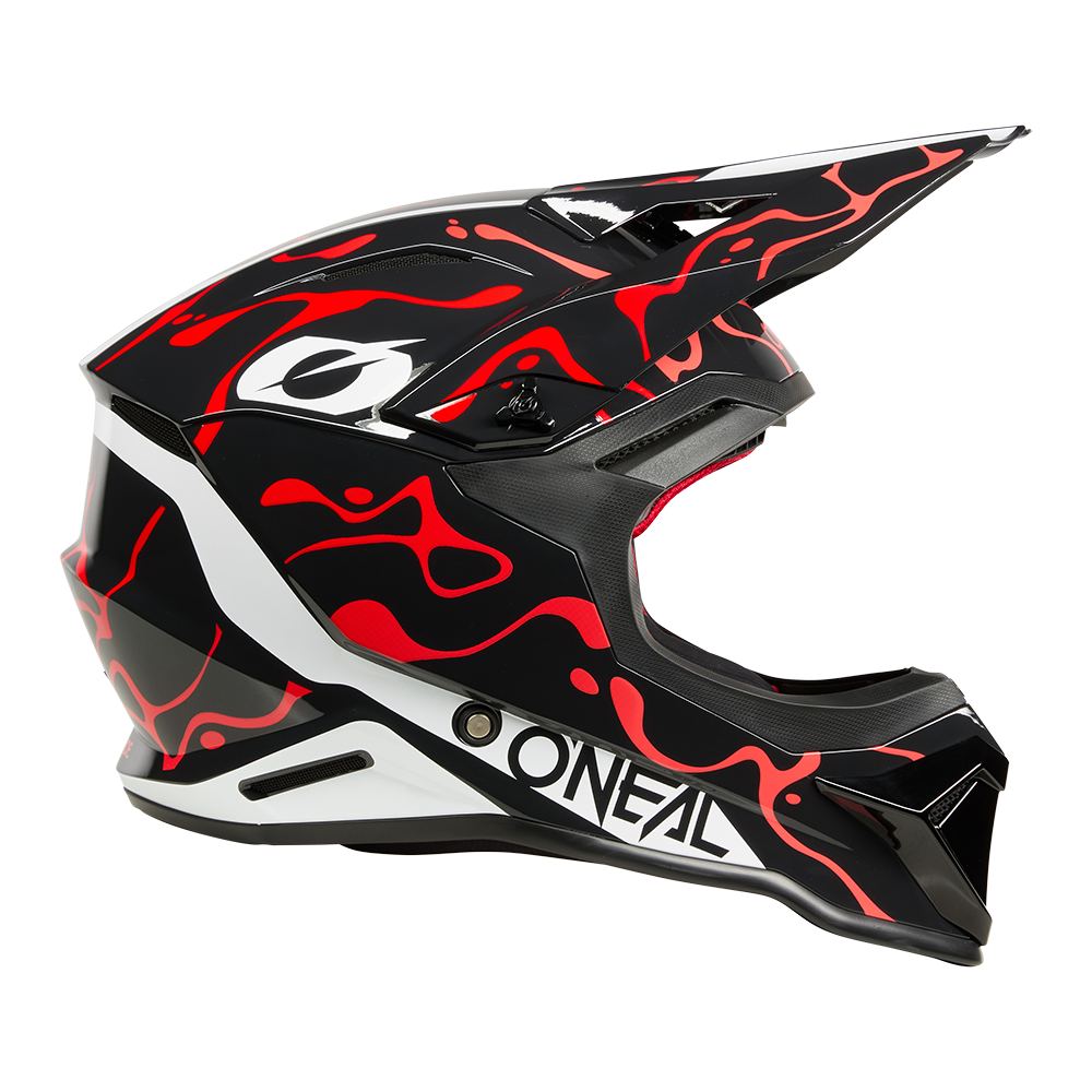 Каска O'NEAL 1SERIES SPLASH BLACK/RED V.26