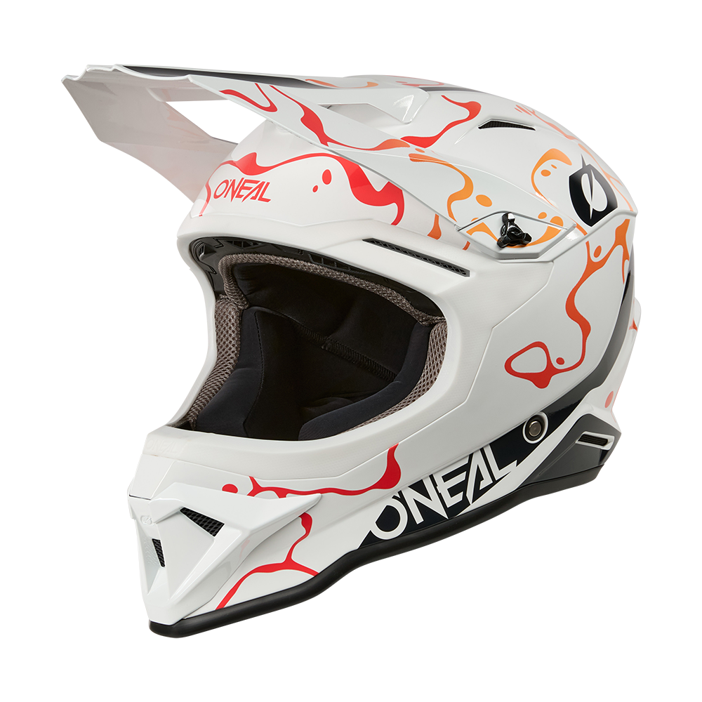 Каска O'NEAL 1SERIES SPLASH WHITE/ORANGE V.26