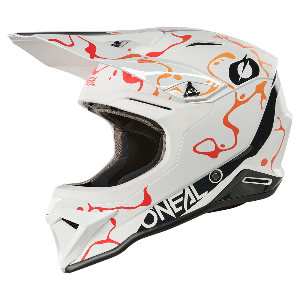 Каска O'NEAL 1SERIES SPLASH WHITE/ORANGE V.26
