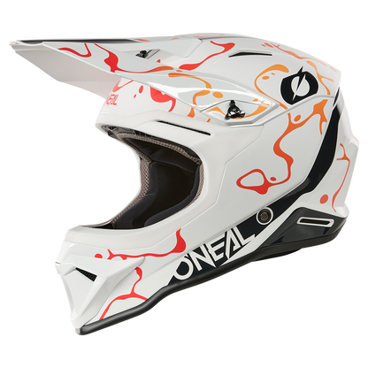 Каска O'NEAL 1SERIES SPLASH WHITE/ORANGE V.26