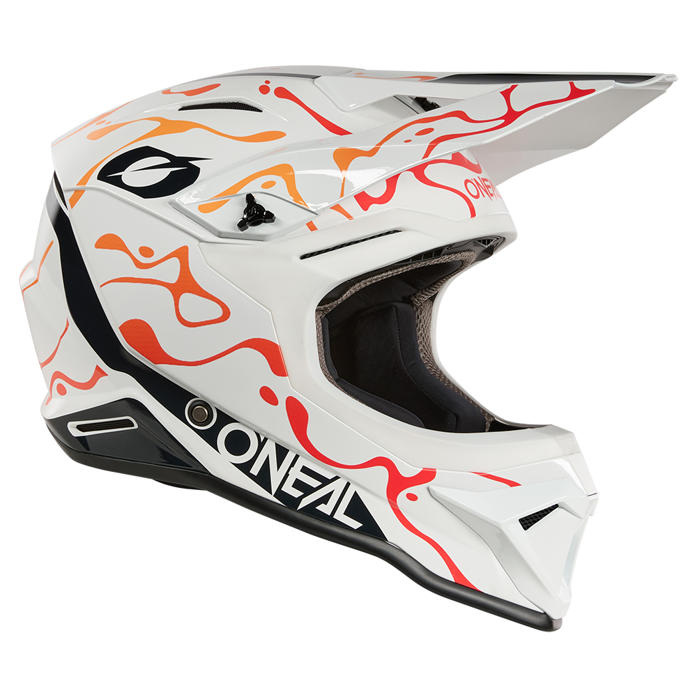 Каска O'NEAL 1SERIES SPLASH WHITE/ORANGE V.26